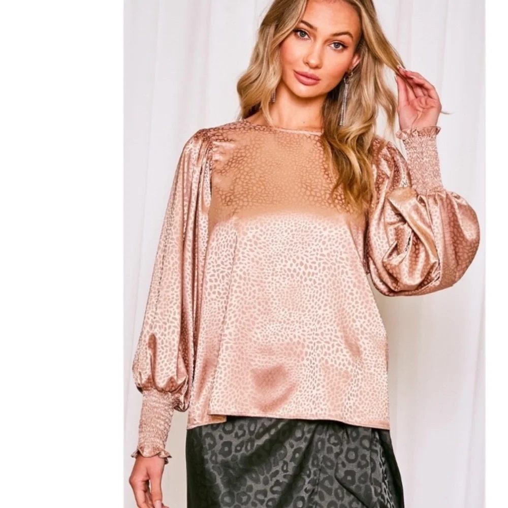 Satin Blouse, New - Picture 2 of 6